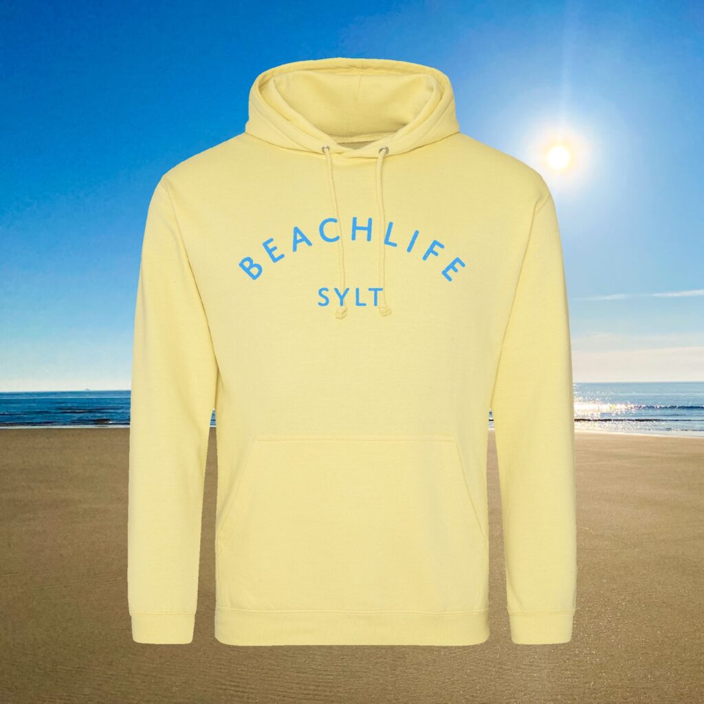 mockups hoodies beachlife curved gelb